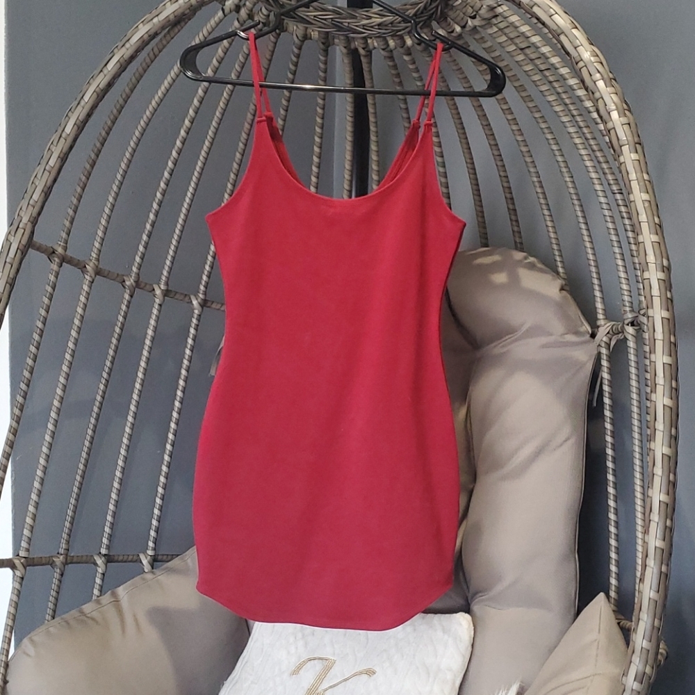 Revamped Burgundy Dress